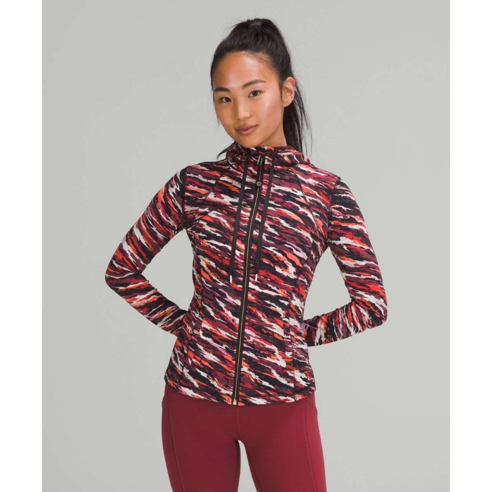 Lululemon Lunar New Year Hooded Define Jacket Nulu Tiger Tide Smoky Red NWT